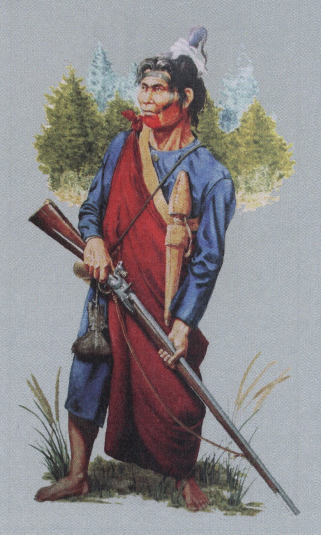 Участники сражения 1804 г.: тлинкитский воин
