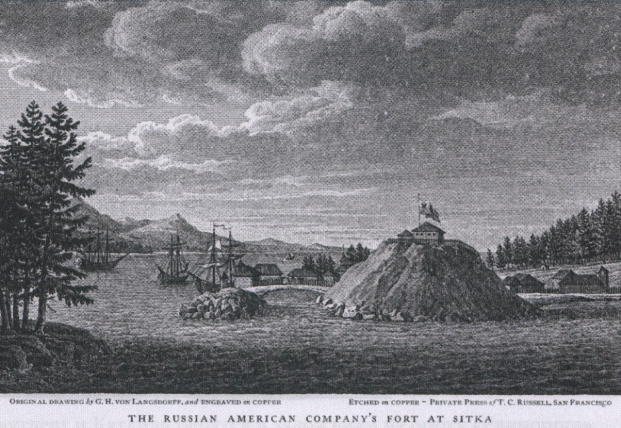 Ново-Архангельск в 1805 г.